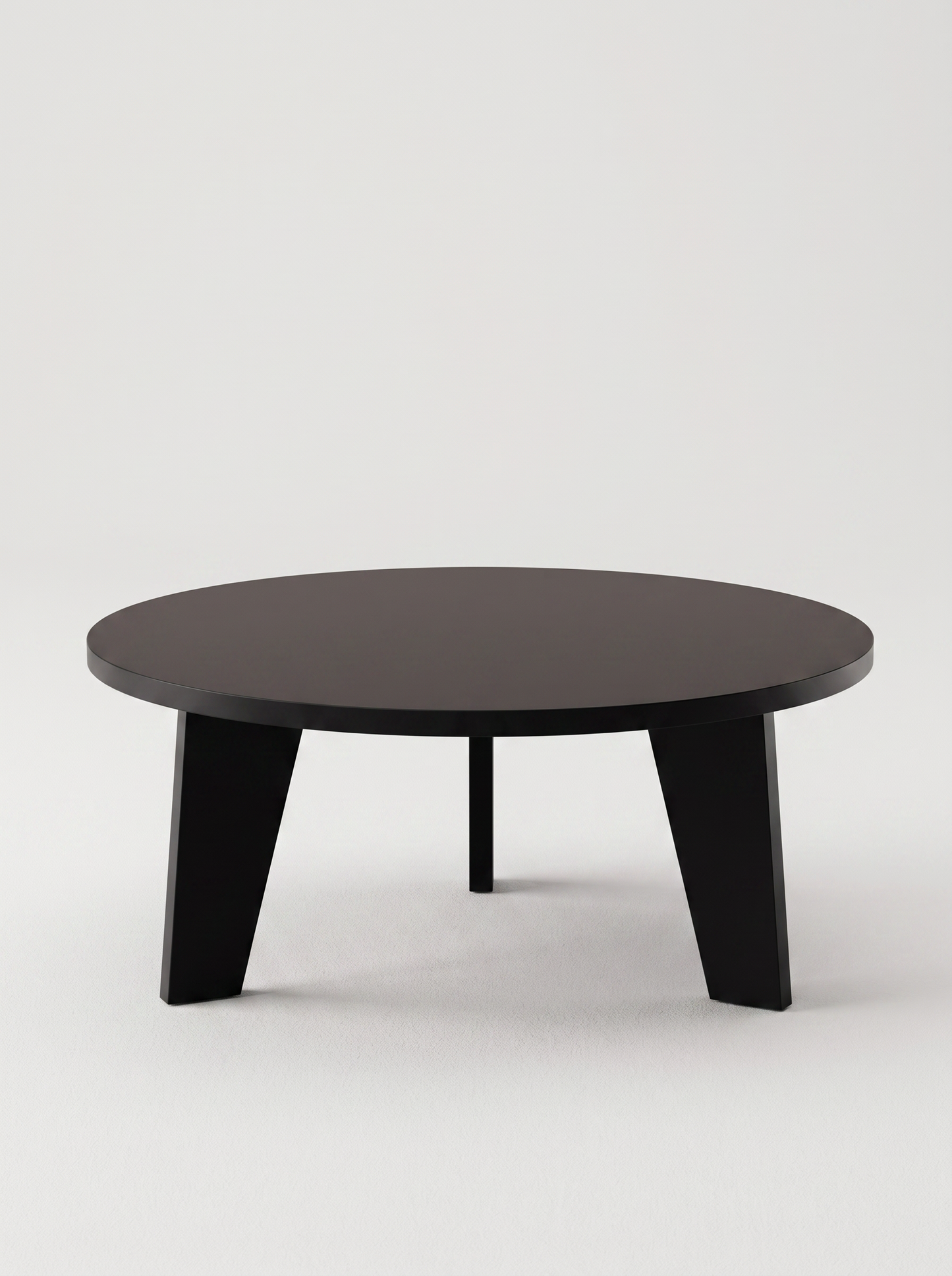 Stolik Kawowy Ella Okrągły Czarny 90 cm – Elegancki Mebel Do Nowoczesnego Salonu