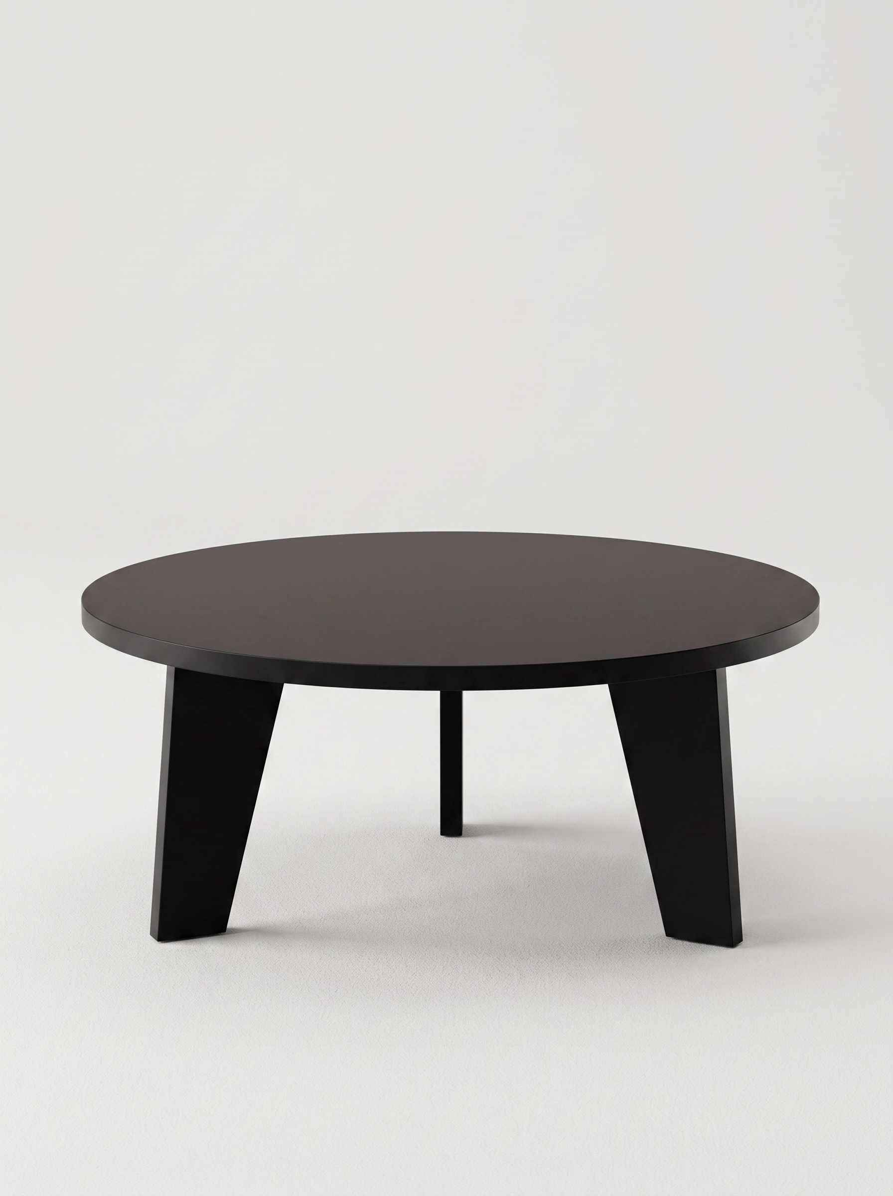 Stolik Kawowy Ella Okrągły Czarny 90 cm – Elegancki Mebel Do Nowoczesnego Salonu