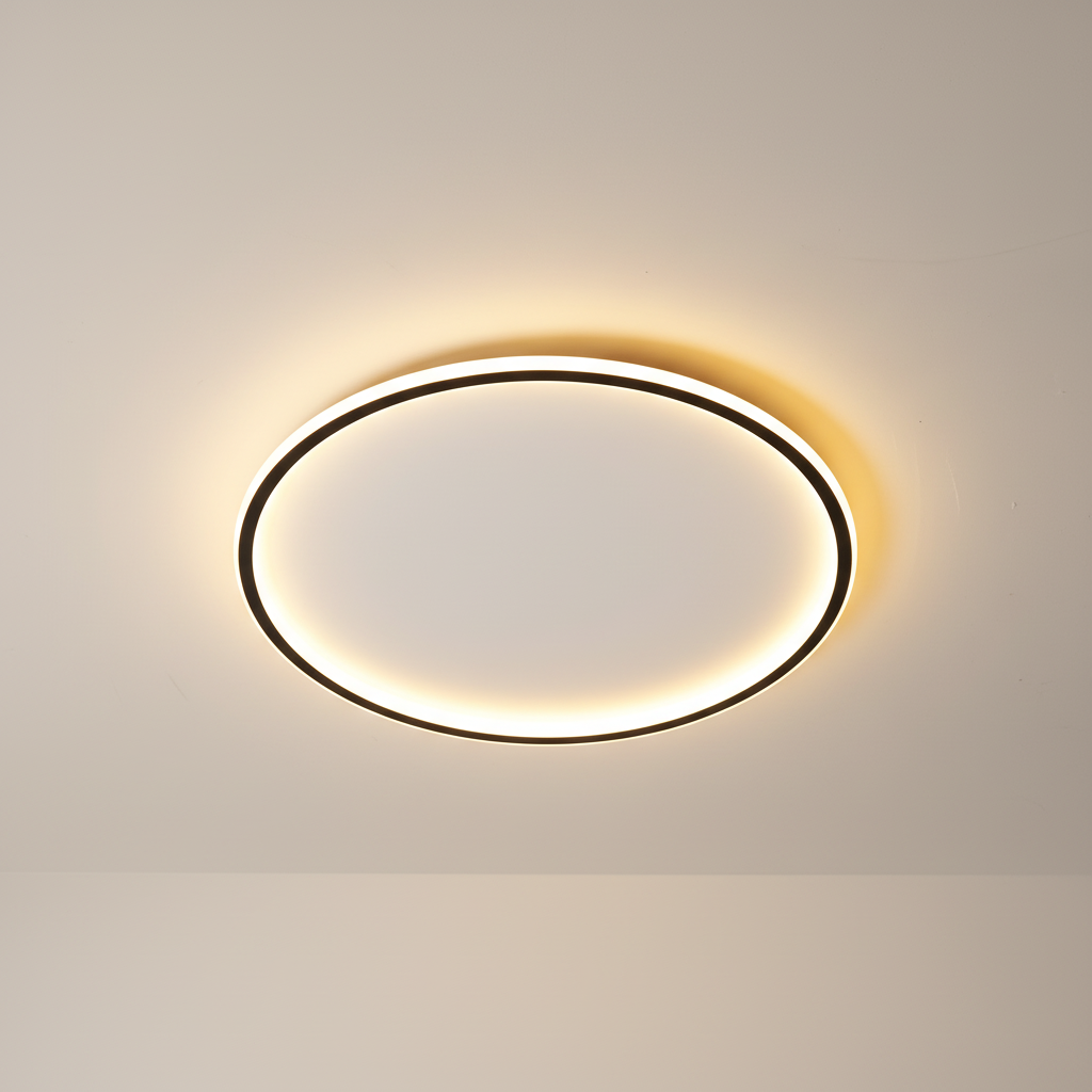 Lampa sufitowa - okrągła nordic LED minimalistyczna