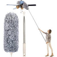Dammvippa teleskopisk - mikrofiber upp till 250 cm